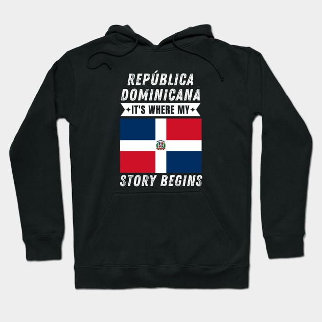 Republica Dominicana Hoodie by footballomatic